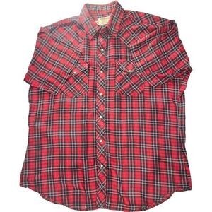 Ruddock Western Shirt w/pearl snaps Size Large